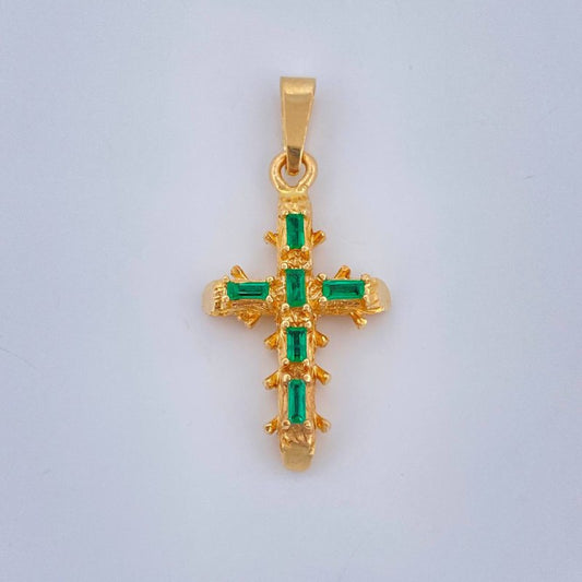 Dije Cruz Barroco 2.3gr / 3cm / Oro Amarillo 18K &