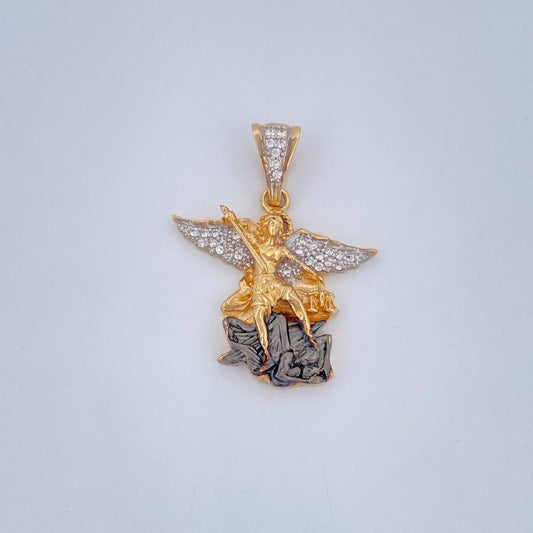 Dije San Miguel 4.25gr / 3cm / Tres Oros 18K $