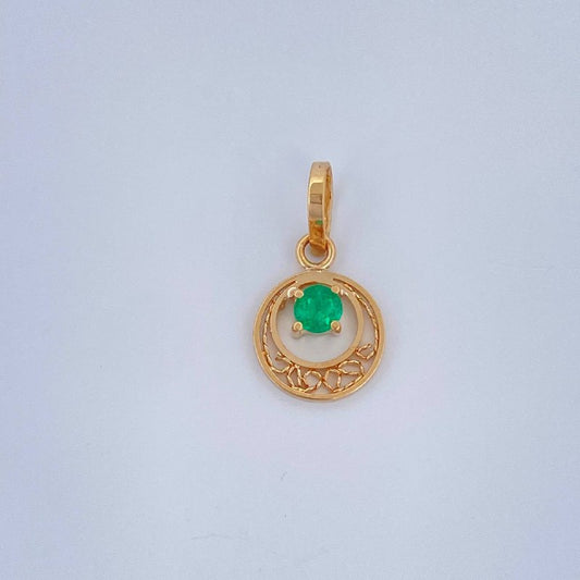 Dije Filigrana Circulo 0.45gr / 1.6cm / Oro Amarillo 18K $