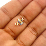 Herraje Corona 0.6gr / 1.5cm / Oro Amarillo 18K & Herraje Corona 0.6gr / 1.5cm / Oro Amarillo 18K &