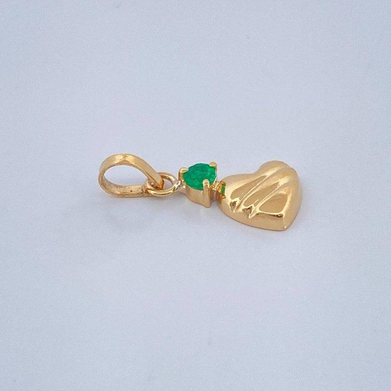 Dije Figura Corazon 0.35gr / 1.6cm / Oro Amarillo 18K $ Dije Figura Corazon 0.35gr / 1.6cm / Oro Amarillo 18K $