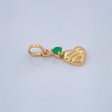 Dije Figura Corazon 0.35gr / 1.6cm / Oro Amarillo 18K $ Dije Figura Corazon 0.35gr / 1.6cm / Oro Amarillo 18K $