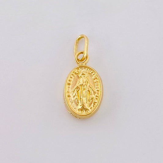 Dije Virgen Milagrosa 0.4gr / 1.5cm / Oro Amarillo 18K