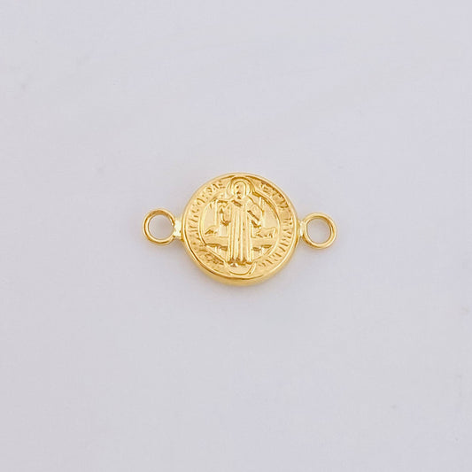 Herraje San Benito 0.3gr / 1.4cm / Oro Amarillo 18K *