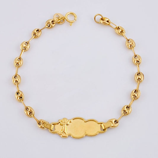 Pulso Bebé Gc Nube Divino Niño 1.85gr / 14.5cm / 3.7mm Oro Amarillo 18K ©