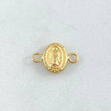 Herraje Virgen Guadalupe 0.45gr / 1.3cm / Oro Amarillo 18K * Herraje Virgen Guadalupe 0.45gr / 1.3cm / Oro Amarillo 18K *