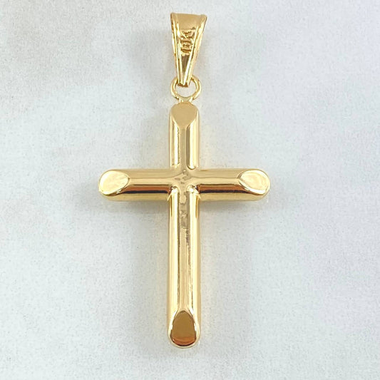 Dije Cruz Lisa 2.5gr / 4.5cm / Oro 18K