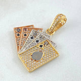 Dije Cartas Poker 5.85gr / 3.5cm / Tres Oros 18K © Dije Cartas Poker 5.85gr / 3.5cm / Tres Oros 18K ©