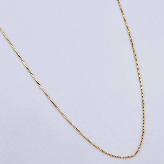 Cadena Veneciana 1gr / 40.5cm / +3Oro 18K &