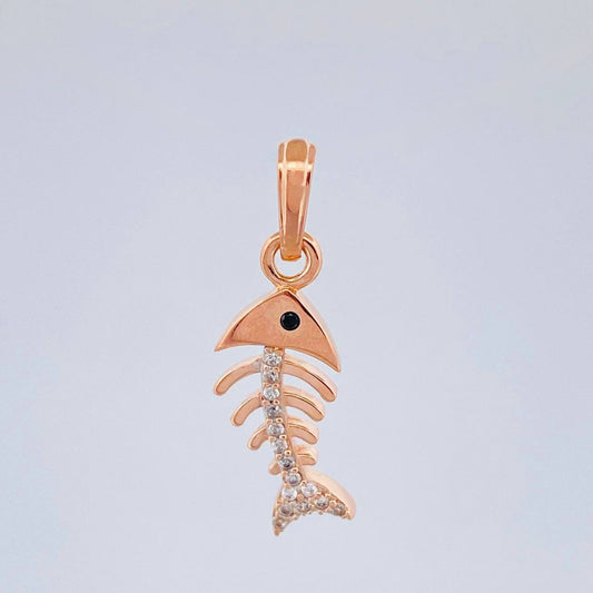 Dije Pez Espinas 1.75 g / 2.5 cm Oro Rosa 18K