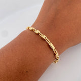 Pulso Tornillo Barril 5.85gr / 21cm / Oro 18K & Pulso Tornillo Barril 5.85gr / 21cm / Oro 18K &