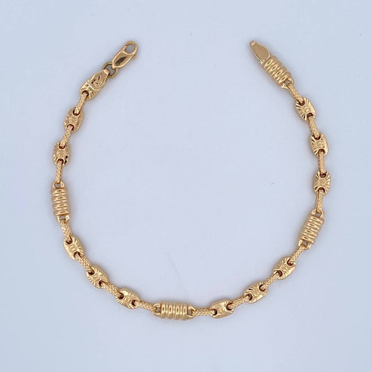 Pulso Tornillo Barril 5.85gr / 21cm / Oro 18K &