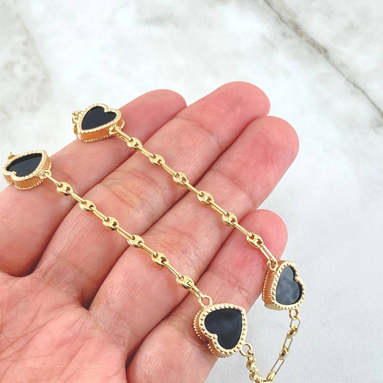 Cadena GC Corazon  9.6gr / 45cm / Oro Amarillo Nac.Esp. 18K © Cadena GC Corazon  9.6gr / 45cm / Oro Amarillo Nac.Esp. 18K ©