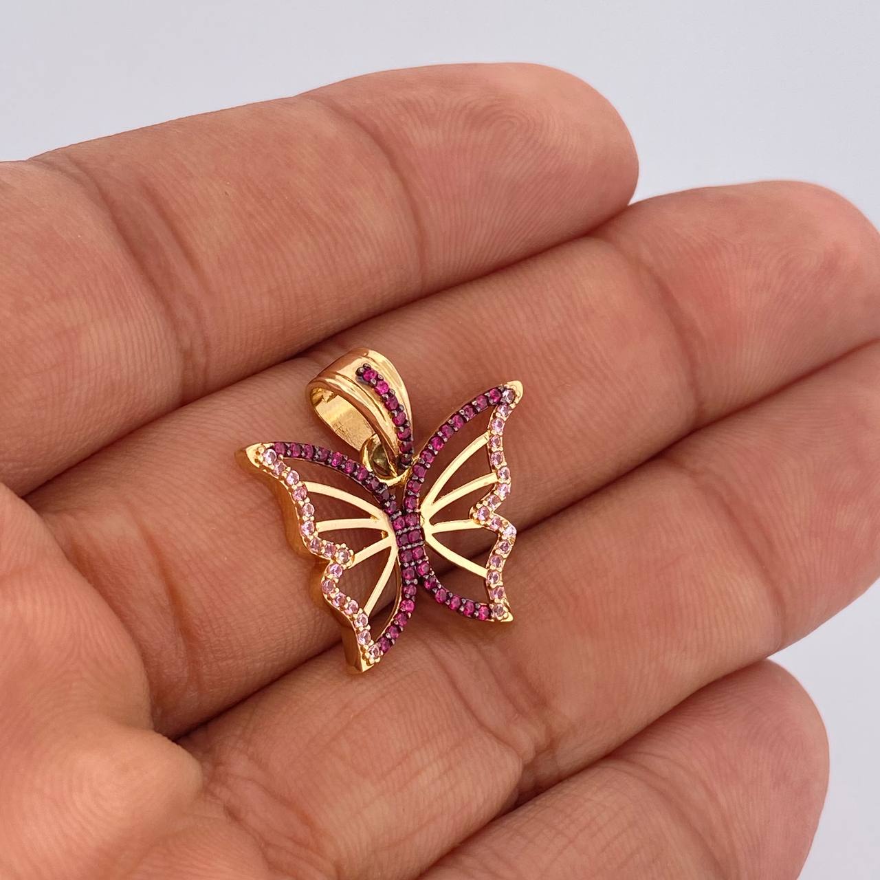 Dije Mariposa 3.15gr / 2.2cm / Oro Amarillo 18K $ Dije Mariposa 3.15gr / 2.2cm / Oro Amarillo 18K $