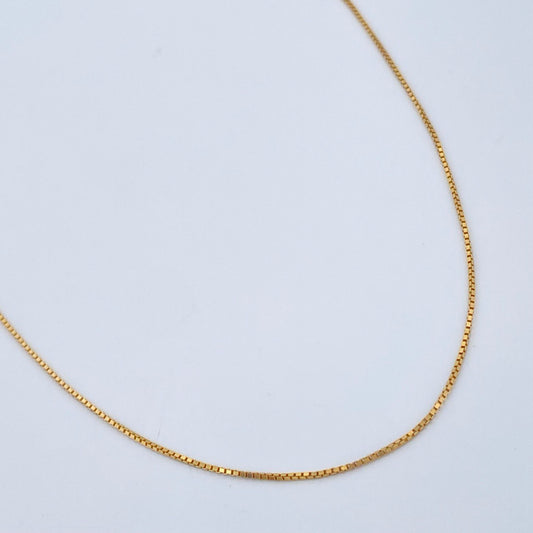 Cadena Veneciana 1.5gr / 40cm / Oro Amarillo +3 18K $