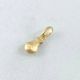 Dije Bolsa Dinero 0.3gr / 1.5cm / Oro Amarillo 18K * Dije Bolsa Dinero 0.3gr / 1.5cm / Oro Amarillo 18K *