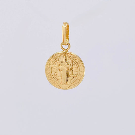 Dije San Benito 0.7gr / 2cm / Oro Amarillo 18K