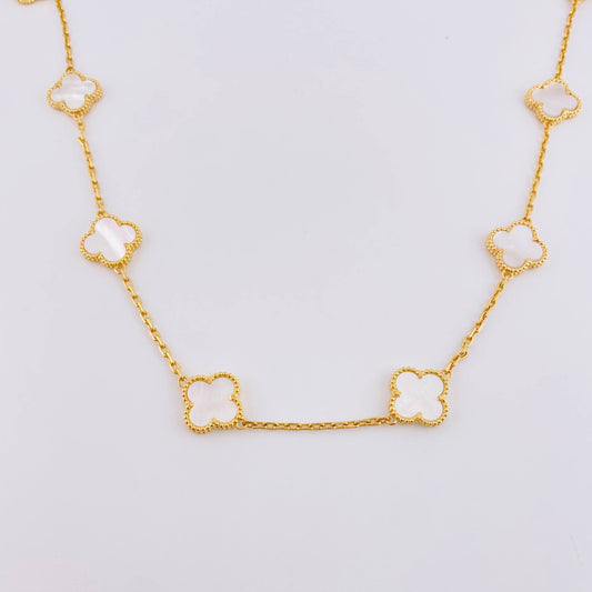 Cadena Trebol Aro Seguido 23.3gr / 40cm / 2.15mm Oro Amarillo Nac.Esp. 18K *