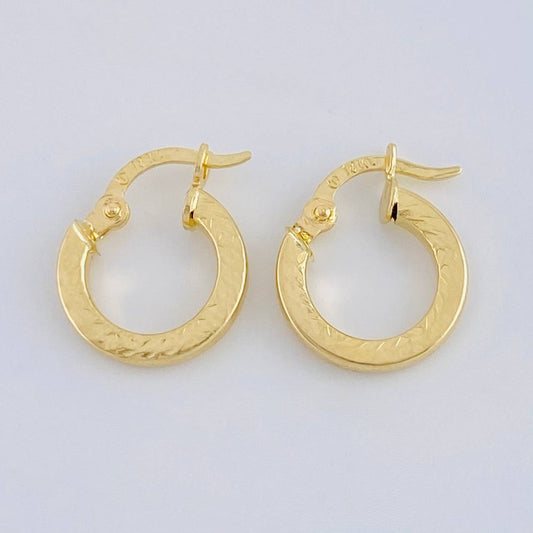Candongas Emi 1.25 g / 2.5 cm Oro Amarillo 18K