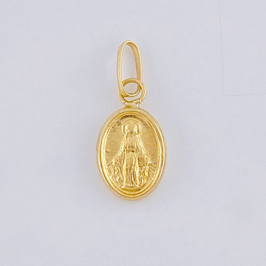 Dije Virgen Milagrosa 0.25 g / 1.5 cm Oro Amarillo 18K