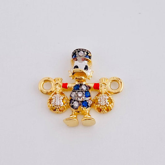 Herraje Pato Bolsa Dinero 1.5gr / 1.5cm / Oro Amarillo 18K ©