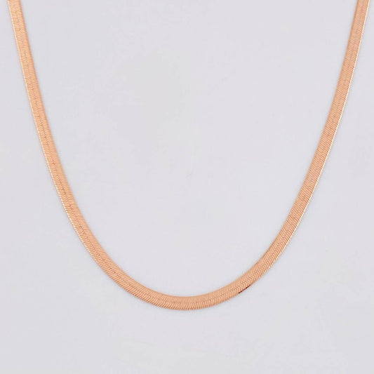 Cadena Espejo 3.15 g / 45.2 cm / 2 mm Oro Rosa 18K