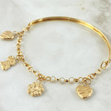 Pulso Charms 5.8gr / 19cm / Oro 18K * Pulso Charms 5.8gr / 19cm / Oro 18K *