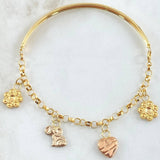 Pulso Charms 5.6gr / 19cm / Oro 18K * Pulso Charms 5.6gr / 19cm / Oro 18K *