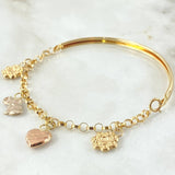 Pulso Charms 5.6gr / 19cm / Oro 18K * Pulso Charms 5.6gr / 19cm / Oro 18K *