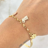 Pulso Charms 5.6gr / 19cm / Oro 18K * Pulso Charms 5.6gr / 19cm / Oro 18K *