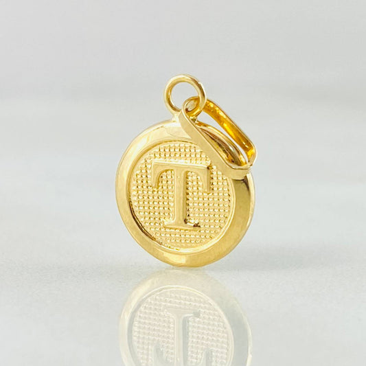 Dije Letra T 0.6gr / 2cm / Oro Amarillo 18K