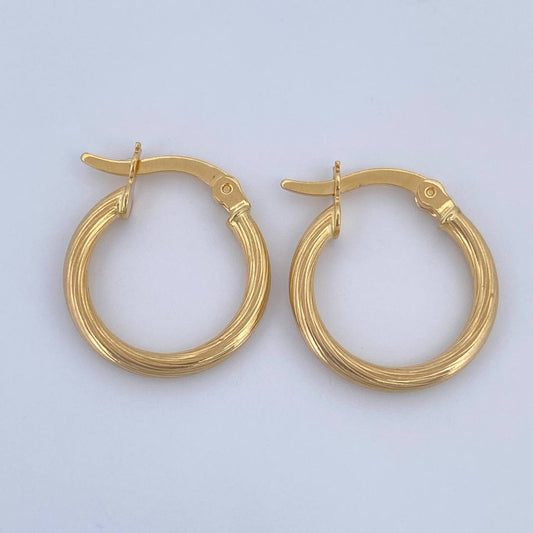 Candongas Sofi 1.55gr / 2cm / Oro 18K &