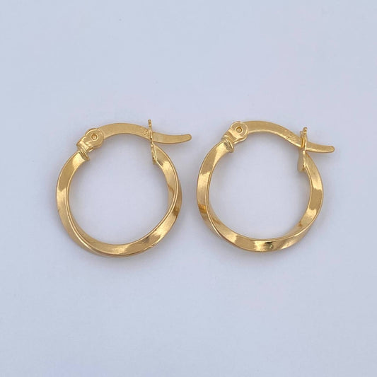 Candongas Kari 1.2gr / 1.8cm / Oro 18K &