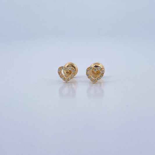 Topos Silueta Corazon 0.75gr / Oro 18K &