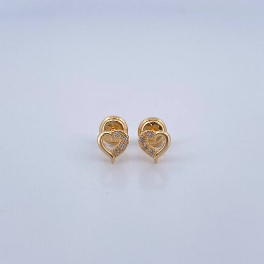 Topos Silueta Corazon 0.85gr / Oro 18K &