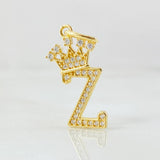 Dije Corona Letra Z 1.6gr / 2.6cm / Oro Amarillo 18K * Dije Corona Letra Z 1.6gr / 2.6cm / Oro Amarillo 18K *
