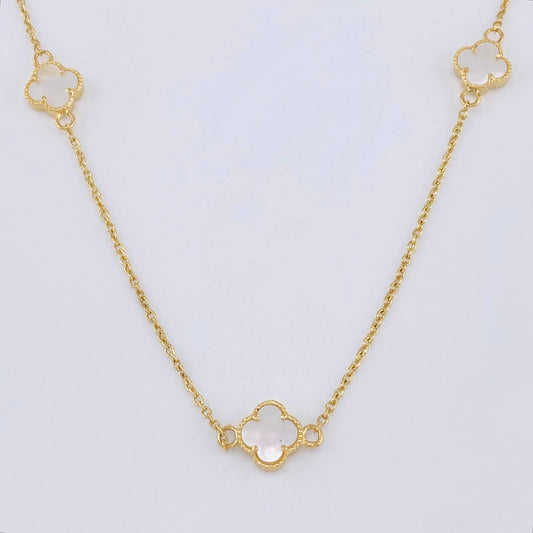Cadena Aro Seguido Trebol 8.75 g / 50.4 cm / 1.5 mm Oro Amarillo 18K