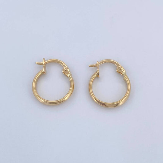 Candongas Vick 0.9gr / 1.6cm / Oro 18K &