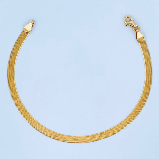 Pulso Espejo 4.45gr / 19cm / +3Oro 18K &