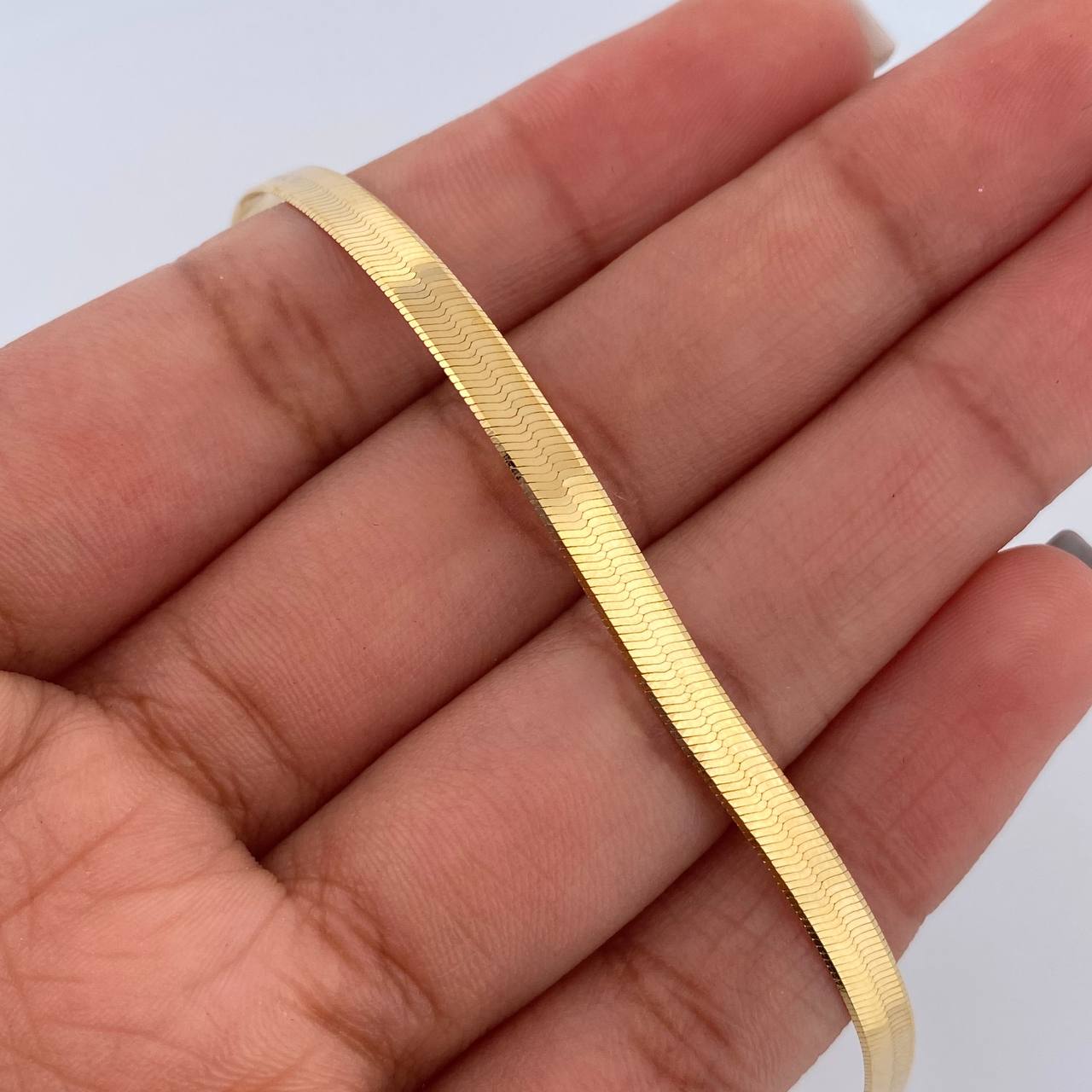 Pulso Espejo 4.45gr / 19cm / +3Oro 18K & Pulso Espejo 4.45gr / 19cm / +3Oro 18K &