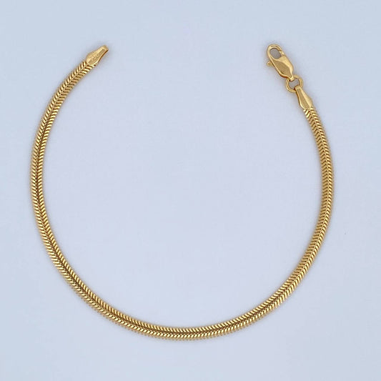 Pulso Serpiente 3.8gr / 19cm / +3Oro 18K &