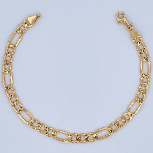 Pulso Figaro 4.3gr / 19.3cm / +0Oro 18K &