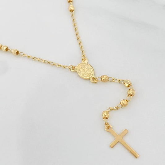Rosario Virgen Milagrosa 5.85 g / 52.5 cm / 3 mm Oro Amarillo 18K