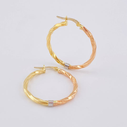 Candongas Lady 2.75 g / 3,1 cm Tres Oros 18K