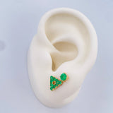 Topos Figuras Esmeraldas Esmeraldas 2.6gr / Oro Amarillo 18K & Topos Figuras Esmeraldas Esmeraldas 2.6gr / Oro Amarillo 18K &