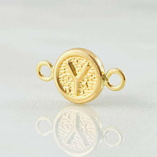 Herraje Letra Y 0.35gr / 1.5cm / Oro Amarillo 18K ©