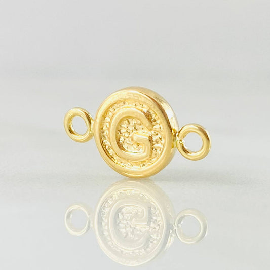 Herraje Letra G 0.35gr / 1.5cm / Oro Amarillo 18K ©