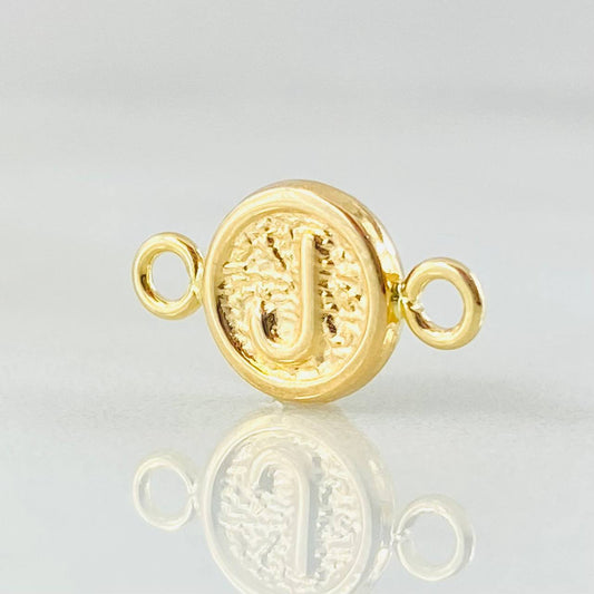 Herraje Letra J 0.35gr / 1.5cm / Oro Amarillo 18K ©