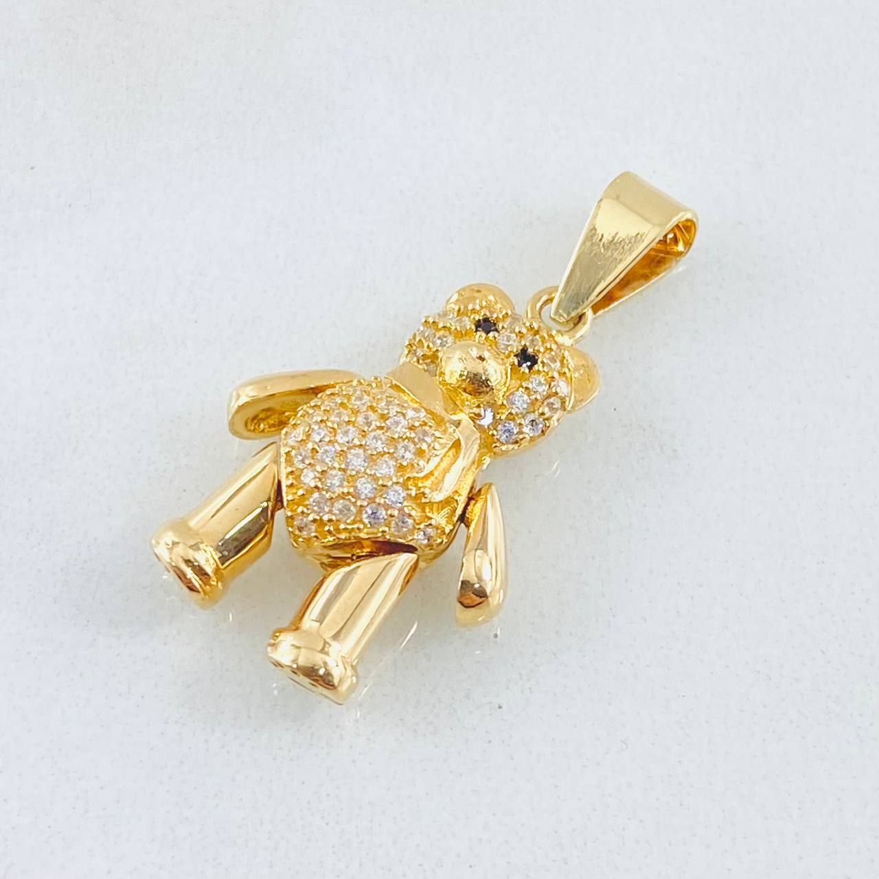 Dije Oso Articulado Bufanda 4.8gr / 3cm / Oro Amarillo 18K © Dije Oso Articulado Bufanda 4.8gr / 3cm / Oro Amarillo 18K ©