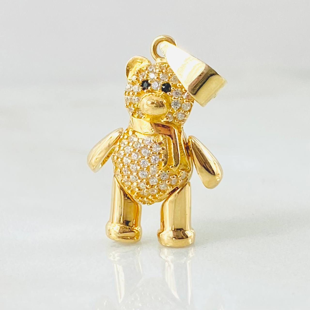 Dije Oso Articulado Bufanda 4.8gr / 3cm / Oro Amarillo 18K © Dije Oso Articulado Bufanda 4.8gr / 3cm / Oro Amarillo 18K ©